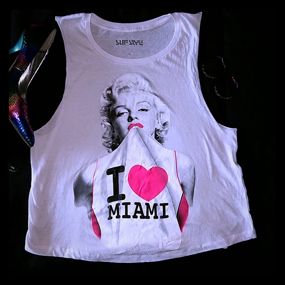 I❤ Miami Marilyn Monroe Tee